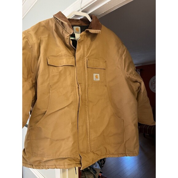 Carhartt Heavy Duck Men's Jacket Quilted Lining RN 14806 Regular Size: 58